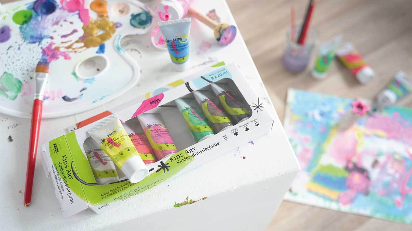 Kids Art Kinder-Künstlerfarbenset - 8 Farben