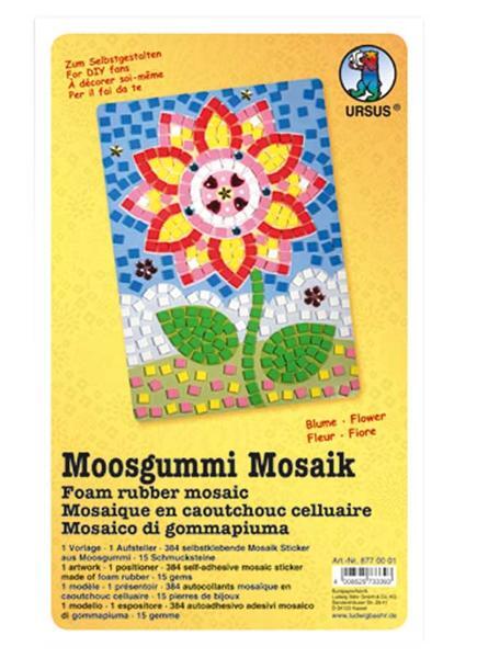 Caoutchouc mousse - set mosaïques, fleurs