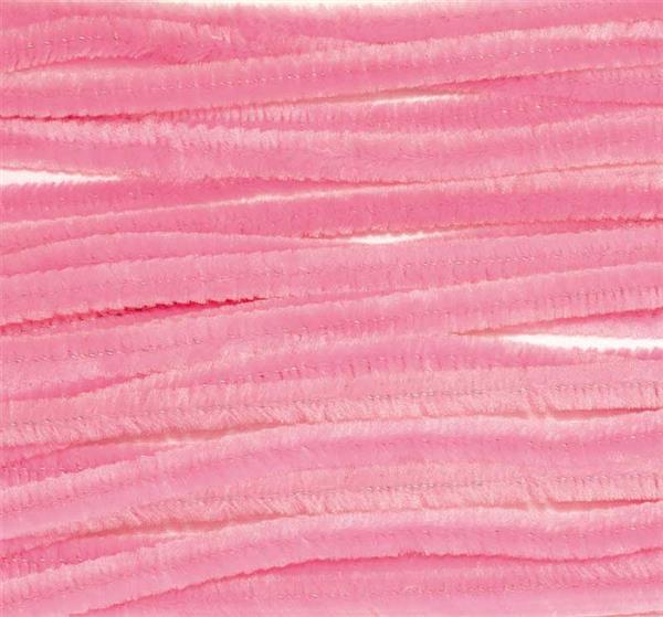 Chenilledraad - 10 st., 50 cm, roze