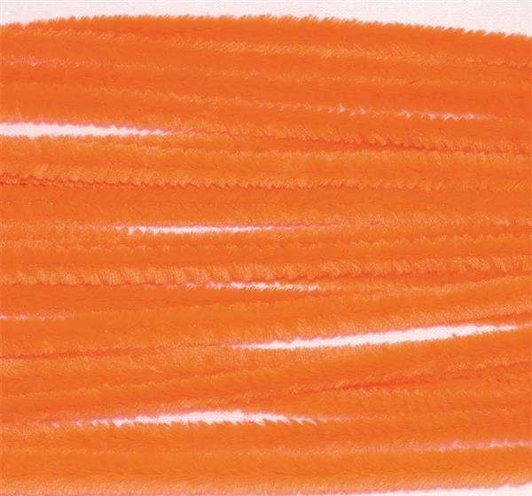 Chenilledraht - 10 Stk., 50 cm, orange