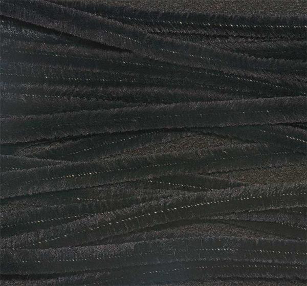 Chenilledraad - 10 st., 50 cm, zwart
