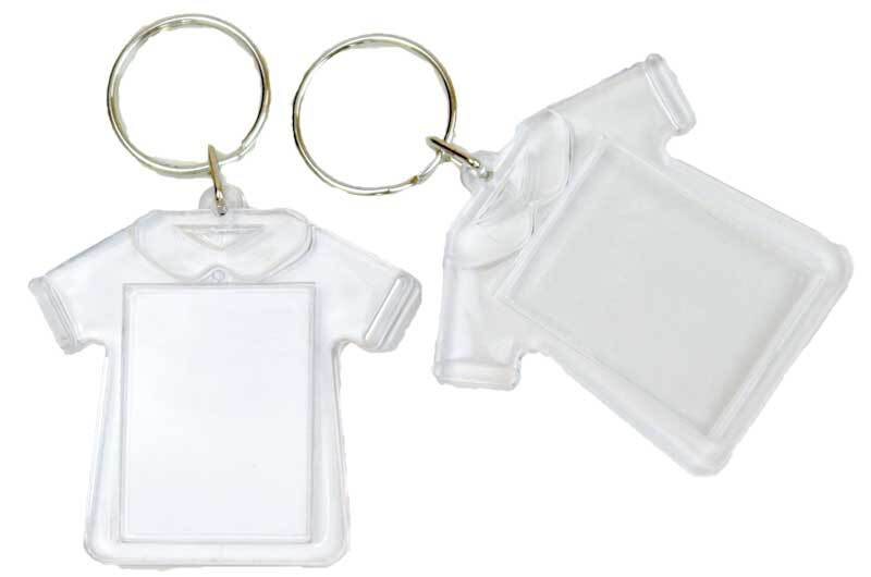 Porte-clés T-shirt - 2 pces, 5 x 5,5 cm