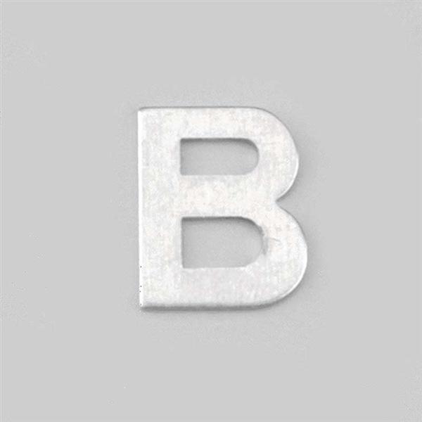 Aluminium letter B