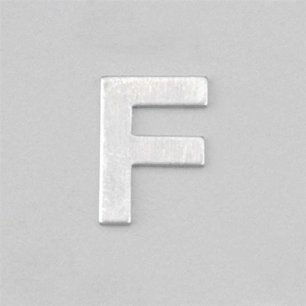 Aluminium letter F