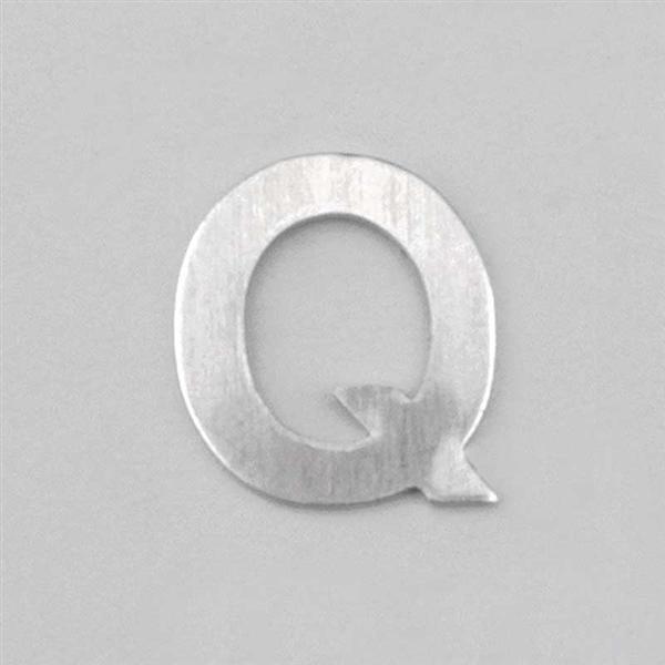 Aluminium letter Q