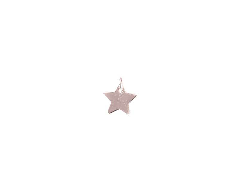 Pendentif étoile - 10 mm, argenté