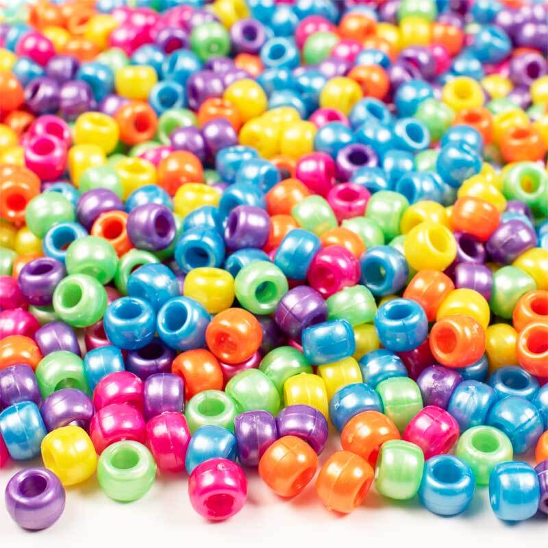 Perles en plastique kongo, perle, 1000 pces
