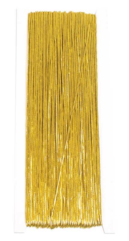 Elastikband - 50 m, goldfarbig
