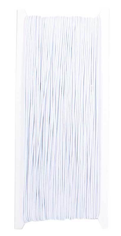 Elastikband - 50 m, weiß
