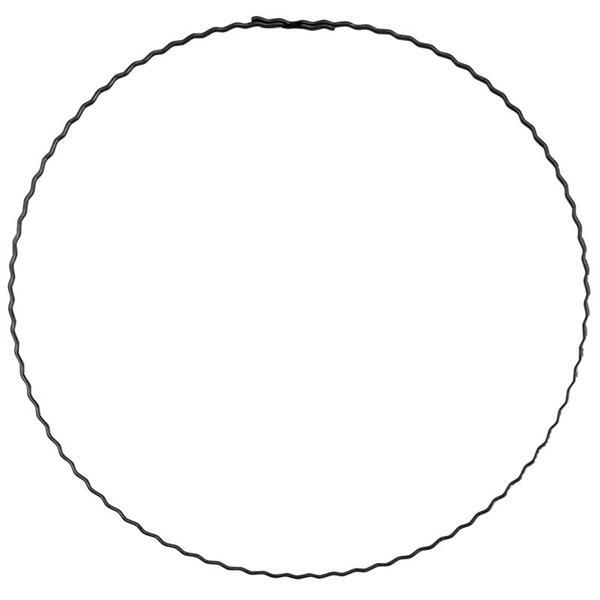 Draadvormen gegolfd ring, 20 cm