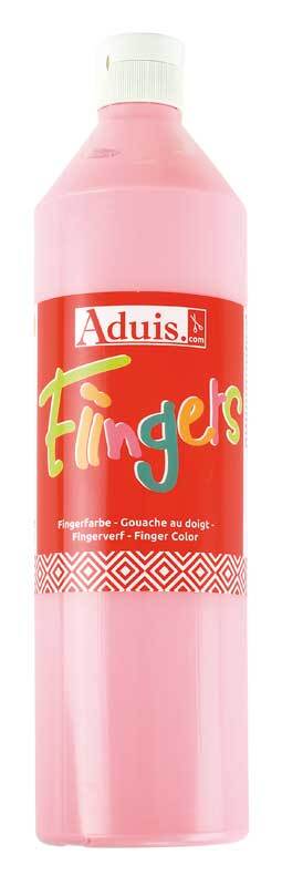 Aduis Fiingers Fingerfarbe - 750 ml, rosa