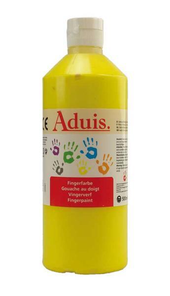 Aduis Gouache aux doigts - 500 ml, jaune