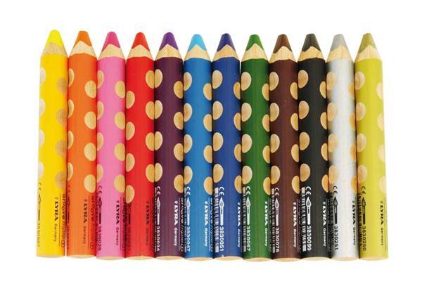 Crayons de couleurs Lyra Groove Triple 1, 12 pc