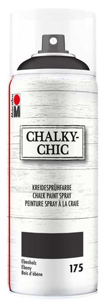 Chalky-Chic Peinture à la craie/spray - ébène