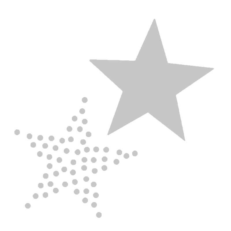 Schablone - 7,5 x 7,5 cm, selbstklebend, Sterne
