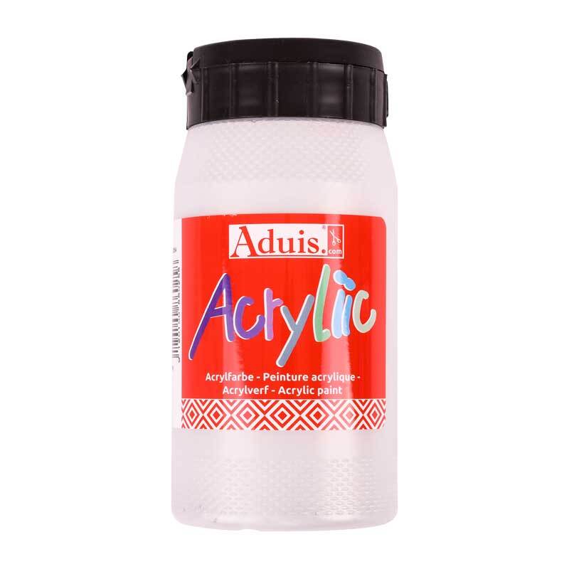 Aduis Acryliic acrylverf 500 ml, zilver