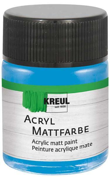 Matte acrylverf - 50 ml, lichtblauw