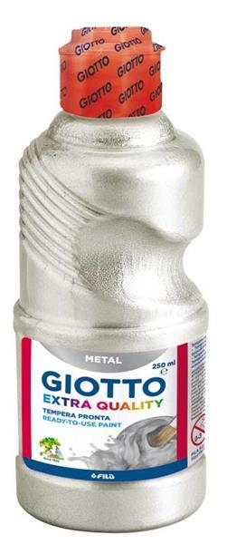 Giotto gouache - 250 ml, métallic, argent
