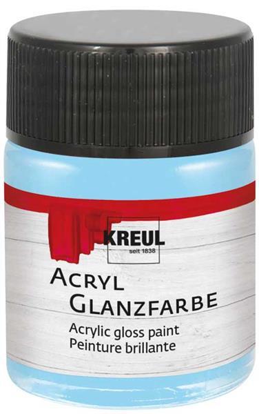 Acryl Glanzfarbe - 50 ml, hellblau
