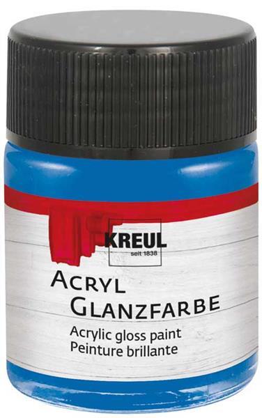 Acryl Glanzfarbe - 50 ml, blau