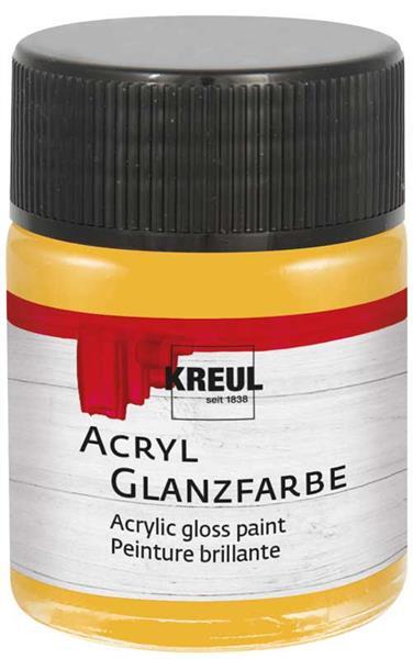 Acryl Glanzfarbe - 50 ml, gold