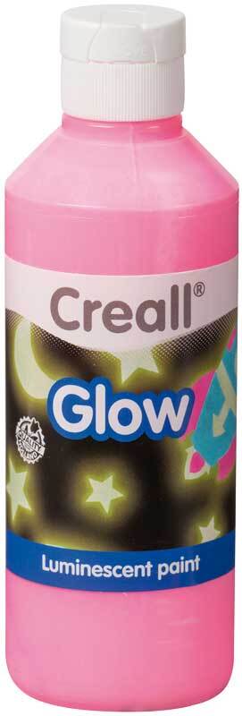 Nachtleuchtfarbe Creall-glow - 250 ml, pink