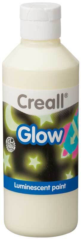 Lichtgevende verf Creall-glow - 250 ml, geel