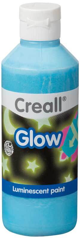 Peinture phosphorescente Creall-Glow - 250 ml,bleu