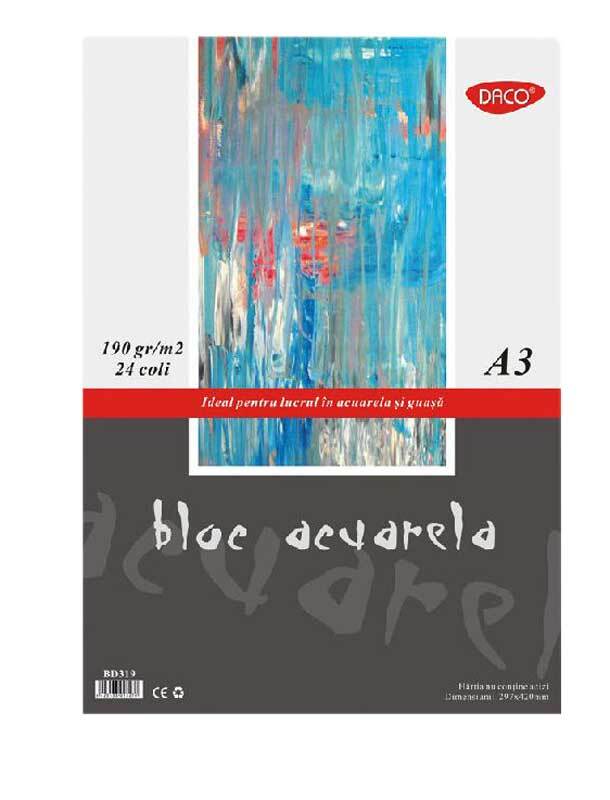 Aquarellblock - DIN A3 24 Blatt