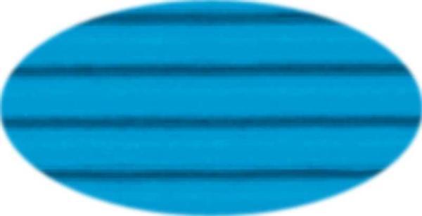 Carton ondulé - 50x70 cm, 10 pces, bleu pacifique