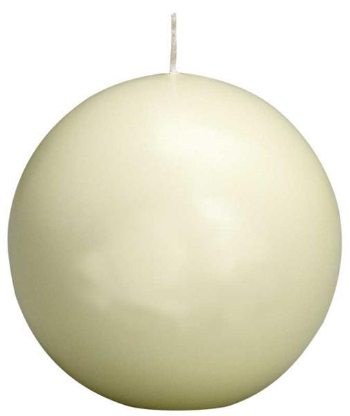 Bougie sphère - Ø 70 mm, ivoire