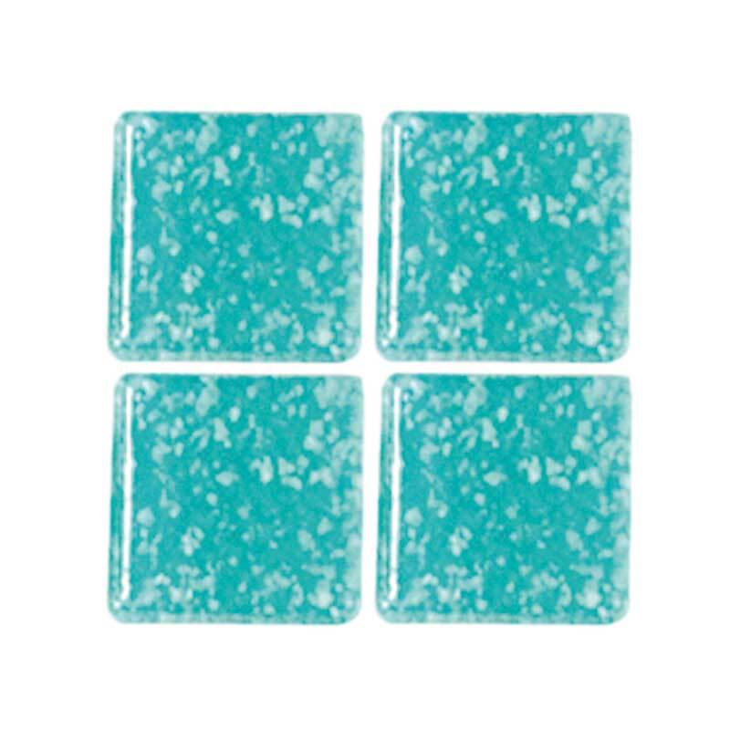 Tesselles émaillées - 200 g, turquoise