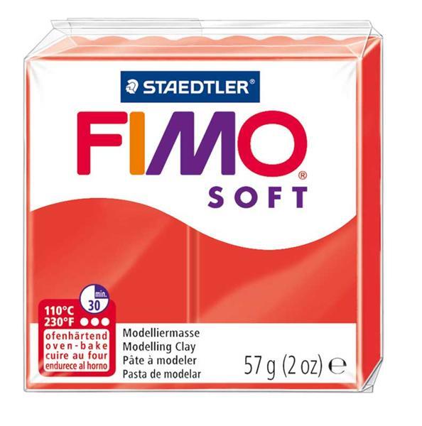 Fimo Soft - 57 g, Indisch rood
