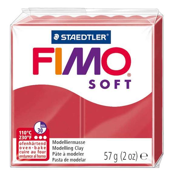 Fimo Soft - 57 g, kirschrot