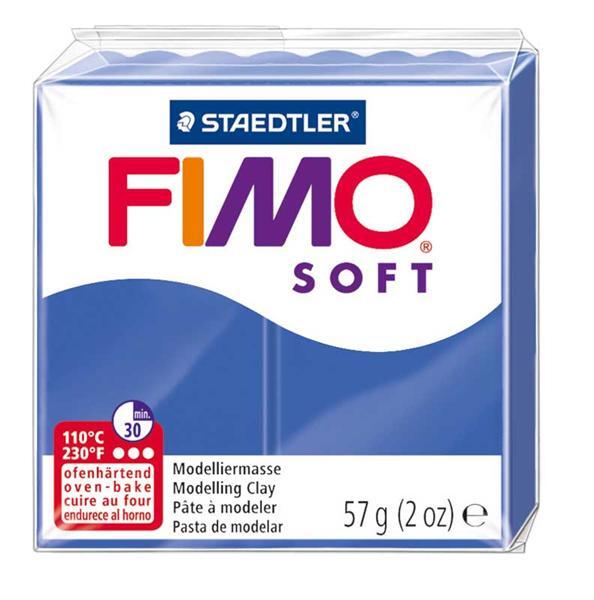 Fimo Soft - 57 g, briljantblauw