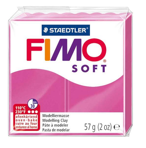 Fimo Soft - 57 g, framboos