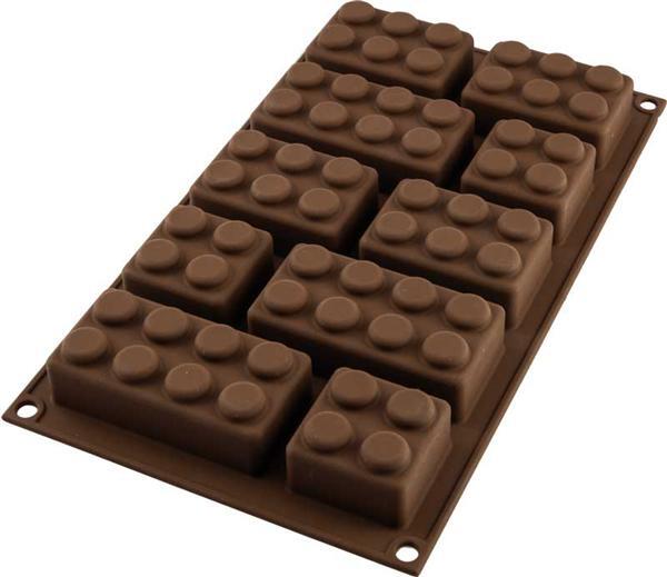 Siliconen vorm, chocolade blok