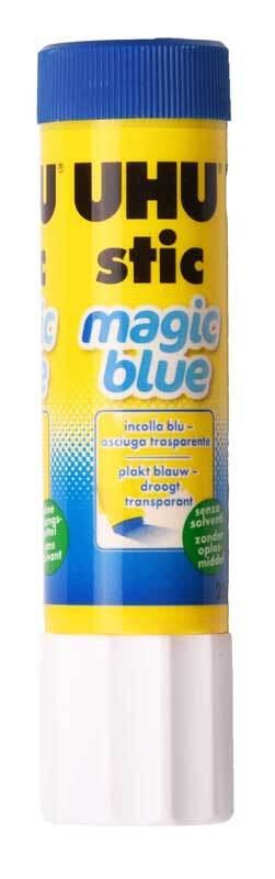 Bâton de colle UHU Magic Blue - 8,2 g