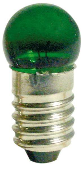 Ampoule à incandescence 3 - 4.5 V, 10 pces, vert
