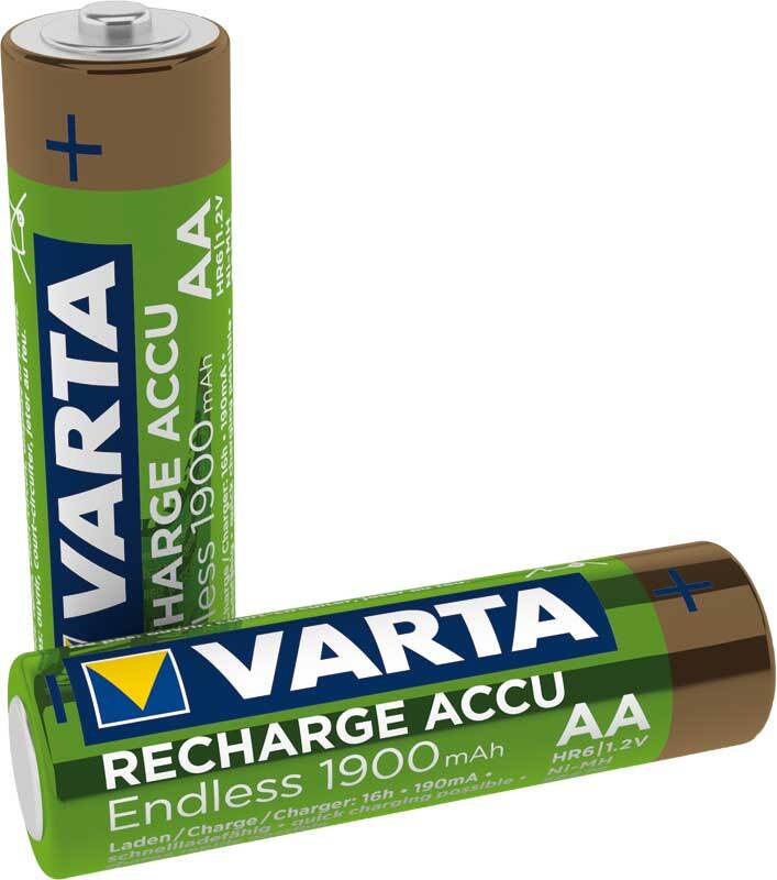 Batterij Varta 1,2 V AA oplaadbaar, 2 stuks