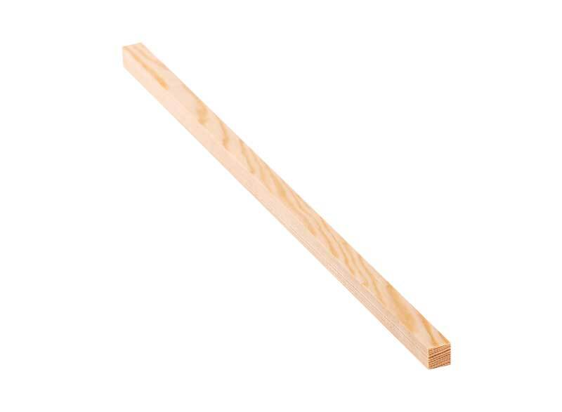 Holzleiste Kiefer 50 cm, 1,5 x 1,5 cm