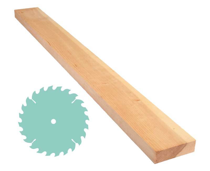 Alpenden plank - zaagservice, 3 x 10 cm