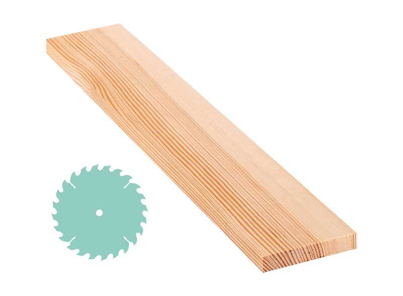 Grenen plank - zaagservice, 1,5 x 8,5 cm
