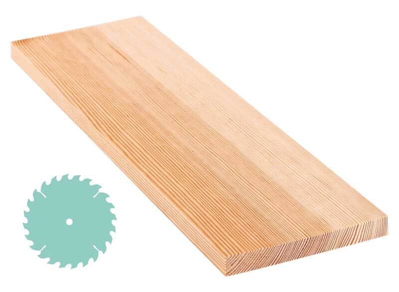 Grenen plank zaagservice, 1,8 x 15 cm