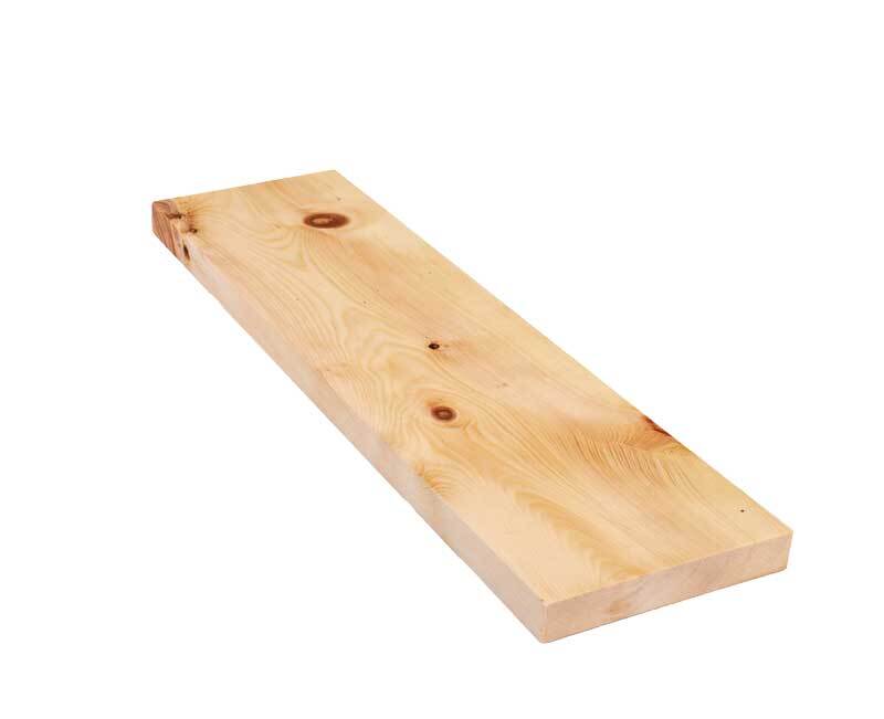 Alpenden plank 50 cm, 2,4 x 14 cm