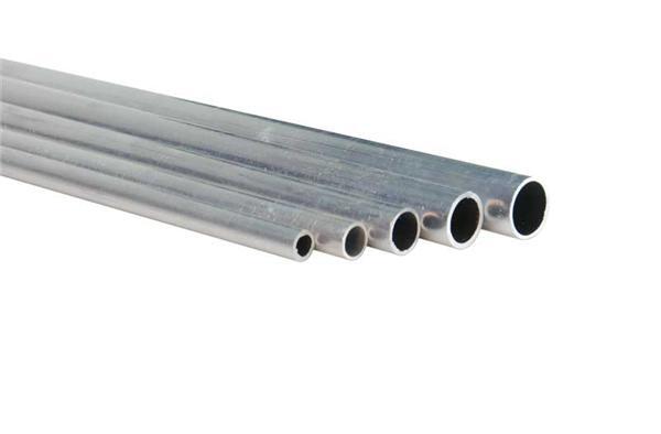 Tube en aluminium - Long. env. 50 cm, Ø 20 x 1 mm