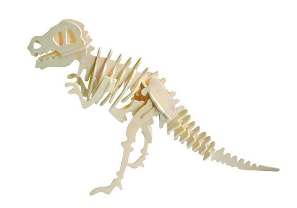 Holzbausatz T-Rex, 33 x 8 x 23 cm