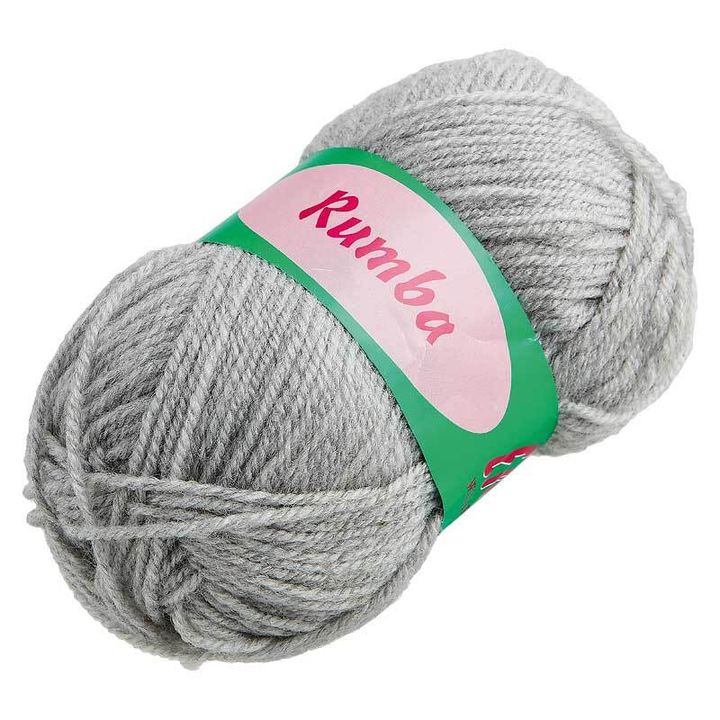 Wolle Rumba - 50 g, grau