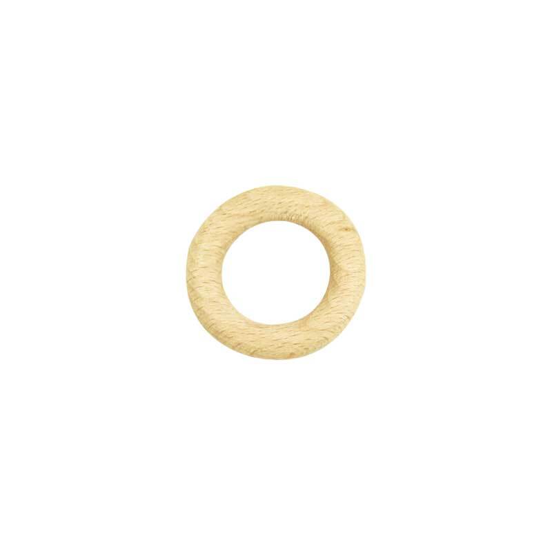 Beukenhouten ringen - naturel, Ø 34 mm