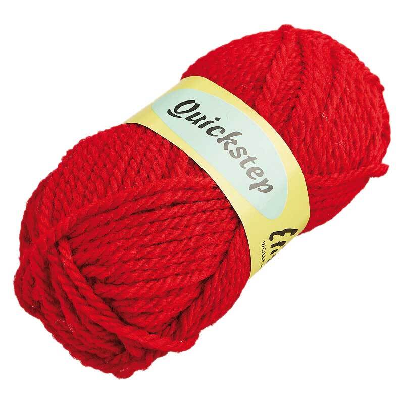 Wolle Quickstep - 50 g, rot
